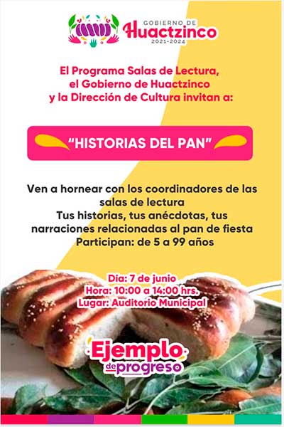 historias del pan en San Juan Huactzinco