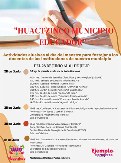 Huactzinco municipio educador