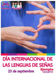 23 de septiembre - Día internacional de las lenguas de señas