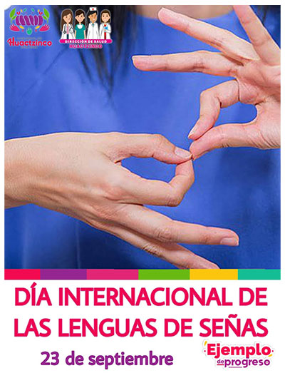 23 de septiembre - Día internacional de las lenguas de señas