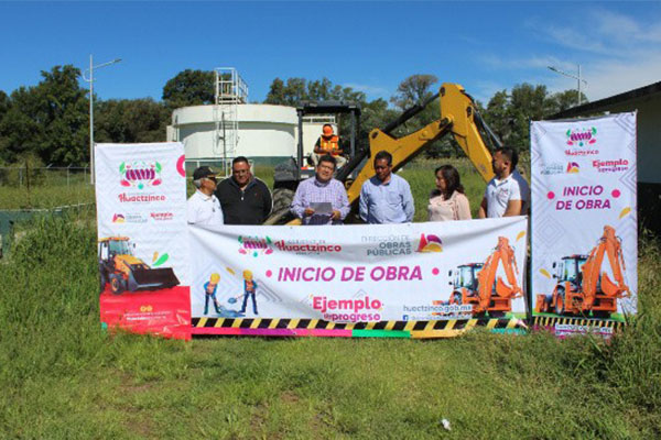 Inicia trabajos de rehabilitación de la Planta Tratadora de Aguas Residuales en Huactzinco