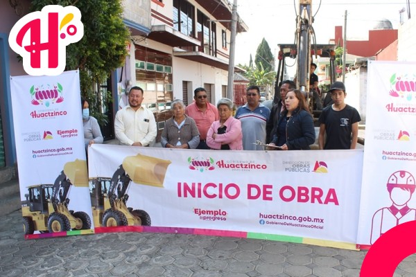 Inician trabajos de reahabilitación de obra púbica para agua potable en Huactzinco