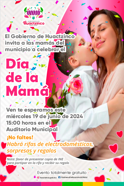 Huactzinco celebra Día de la Mamá
